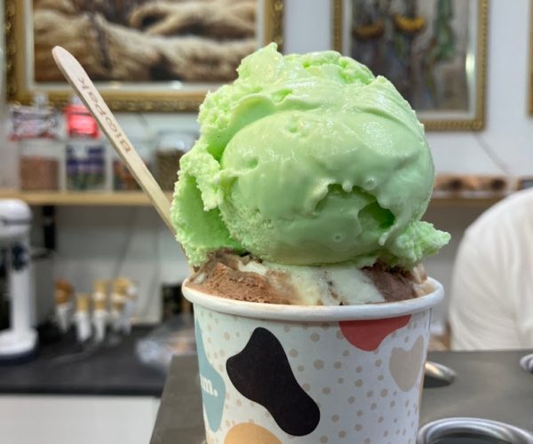 Nutty Latte Ice Cream Nutty Latte Ice Cream flavours at Glow Winter Arts Festival